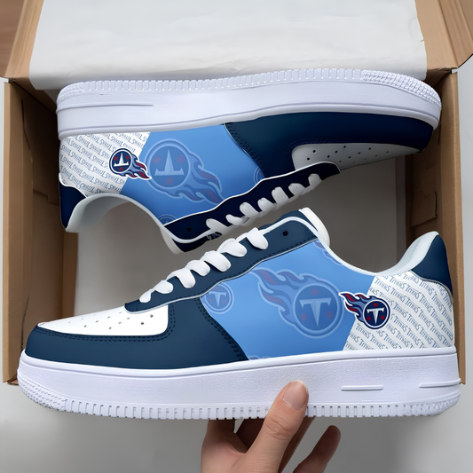 [SPECIAL OFFER] NEW CUSTOMIZED NFL31 TST TENNESSEE TITANS AF1 SNEAKERS