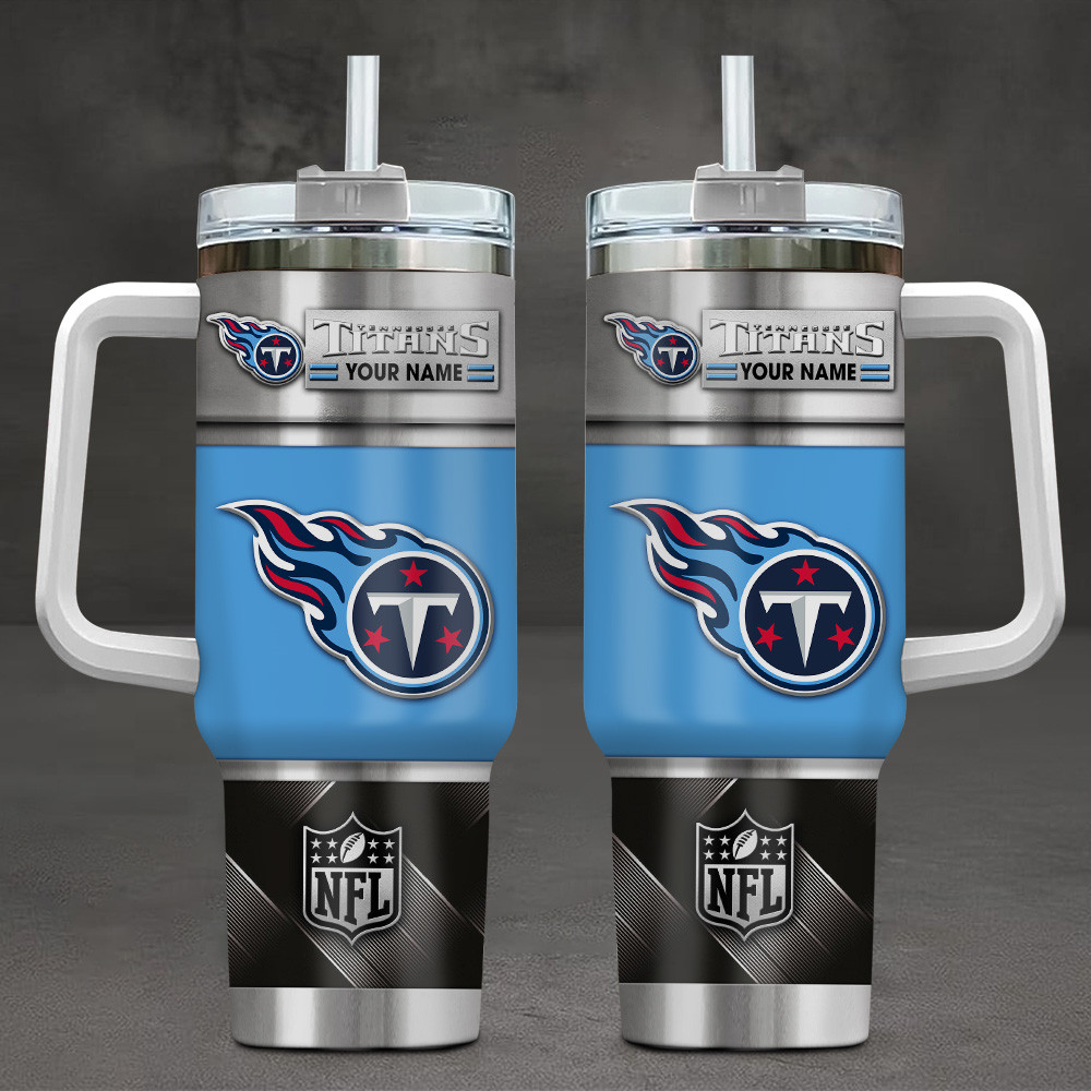 LIMITED EDITION - NEW CUSTOMIZED NFL31 TST TENNESSEE TITANS TUMBLER CUP