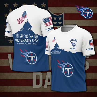 LIMITED EDITION - NEW CUSTOMIZED NFL31 TN TITANS UNISEX T-SHIRT, SWEATSHIRT, HOODIE & ZIP HOODIE