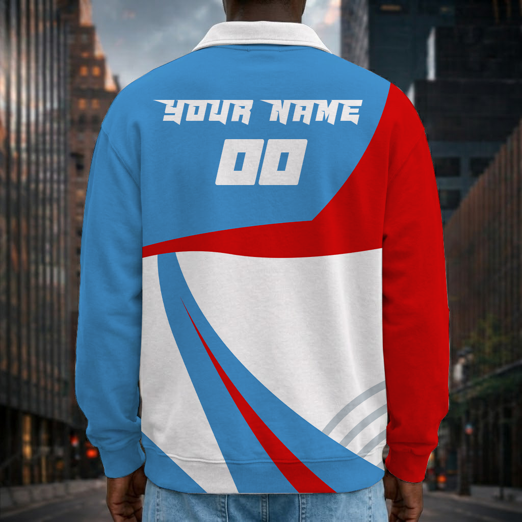 [SPECIAL OFFER] NEW CUSTOMIZED NFL31 TST TENNESSEE TITANS LONG SLEEVE POLO SHIRT