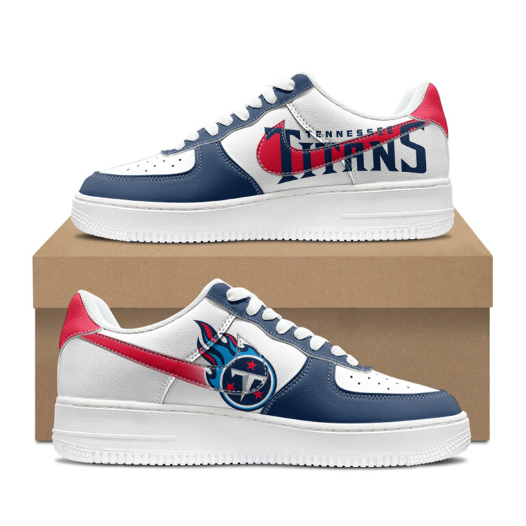 [SPECIAL OFFER] NEW CUSTOMIZED NFL31 TST TENNESSEE TITANS AF1 SHOES