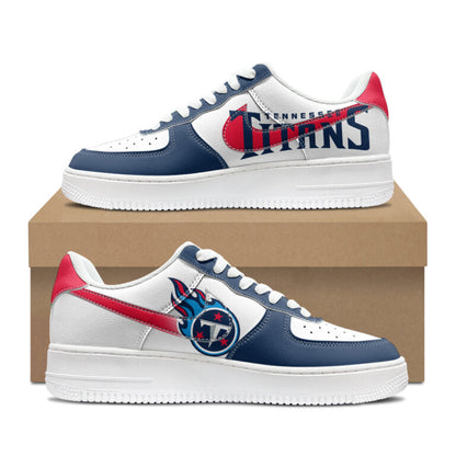 [SPECIAL OFFER] NEW CUSTOMIZED NFL31 TST TENNESSEE TITANS AF1 SHOES