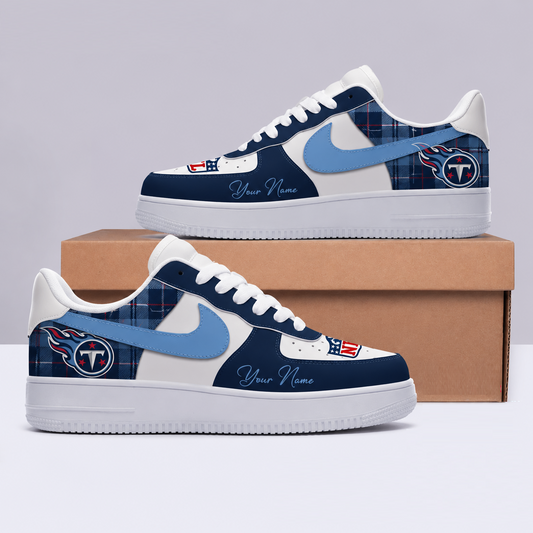 [SPECIAL OFFER] NEW CUSTOMIZED NFL31 TST TENNESSEE TITANS AF1 SHOES