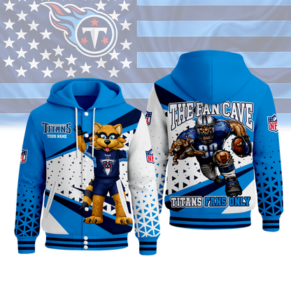 LIMITED EDITION - NEW CUSTOMIZED NFL31 TST TENNESSEE TITANS UNISEX T-SHIRT, POLO, HOODIE & JACKETS