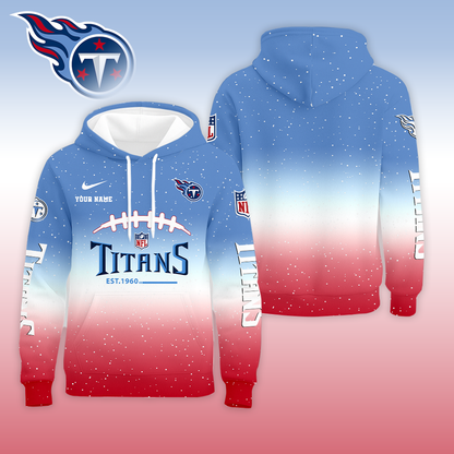 LIMITED EDITION - NEW CUSTOMIZED NFL31 TST TENNESSEE TITANS UNISEX T-SHIRT, POLO, HOODIE & JACKETS