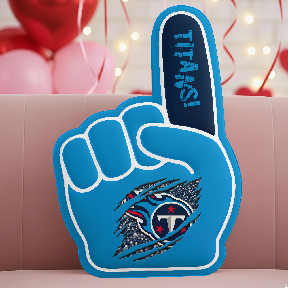 LIMITED EDITION - NEW CUSTOMIZED NFL31 TST TENNESSEE TITANS 3D BODY PILLOW