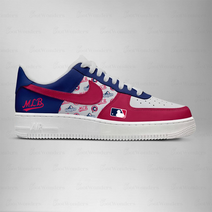 LIMITED EDITION - NEW CUSTOMIZED MLB31 MAJOR LEAGUE BASEBALL AF1 SHOES