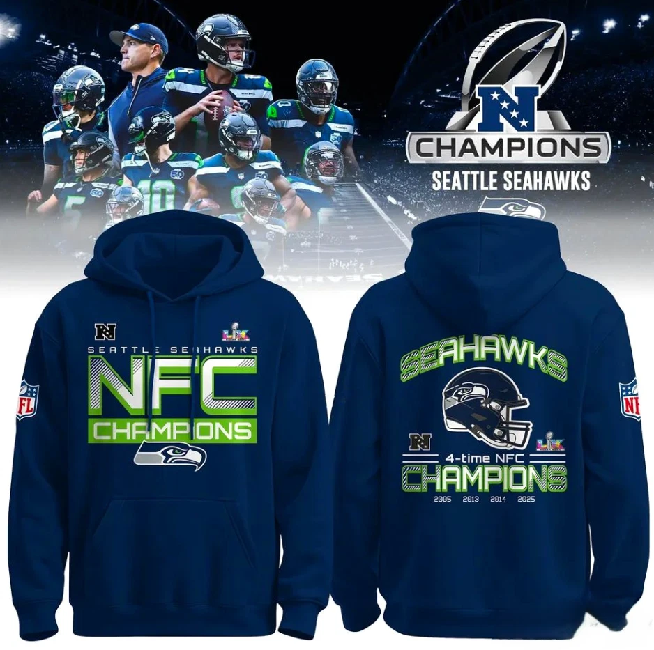 LIMITED EDITION - NEW CUSTOMIZED NFL06 SSH SEATTLE SEAHAWKS UNISEX T-SHIRT, POLO, HOODIE & JACKETS