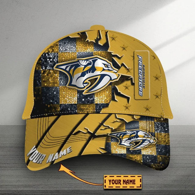 VIRAL EDITON - NEW CUSTOMIZED NHL31 NVP NASHVILLE PREDATORS CLASSIC CAP