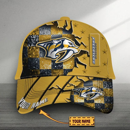 VIRAL EDITON - NEW CUSTOMIZED NHL31 NVP NASHVILLE PREDATORS CLASSIC CAP