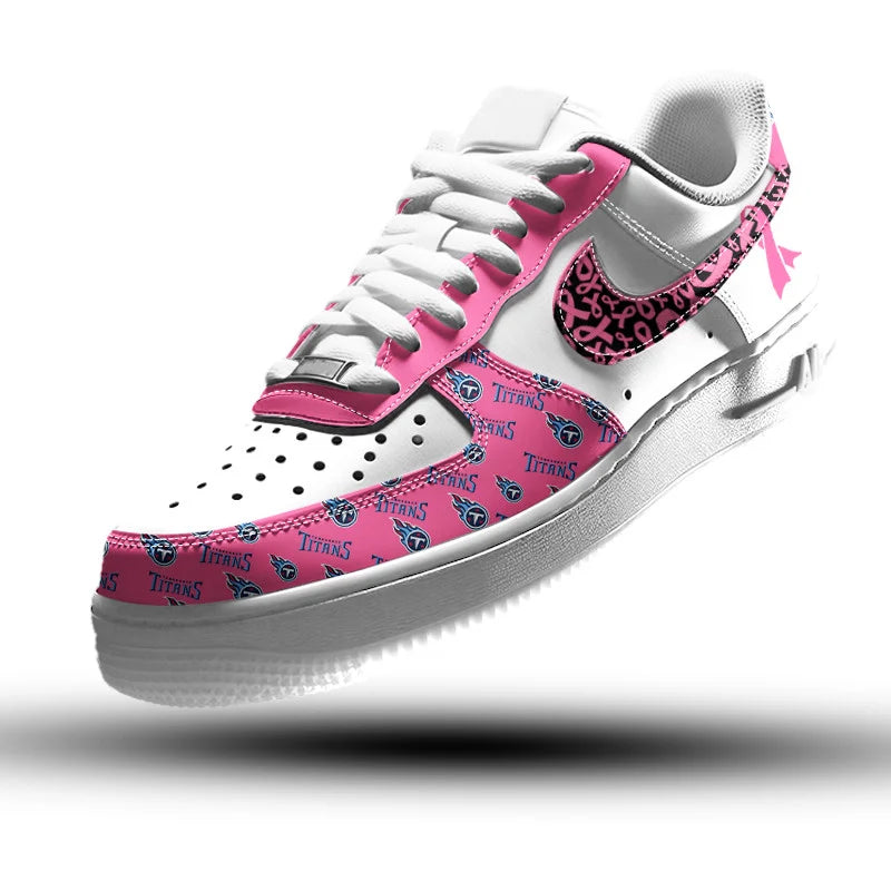 VIRAL EDITION - NEW CUSTOMIZED NFL31 TST TENNESSEE TITANS AF1 SNEAKERS