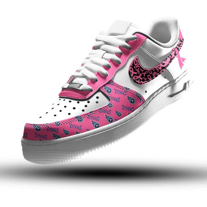 VIRAL EDITION - NEW CUSTOMIZED NFL31 TST TENNESSEE TITANS AF1 SNEAKERS