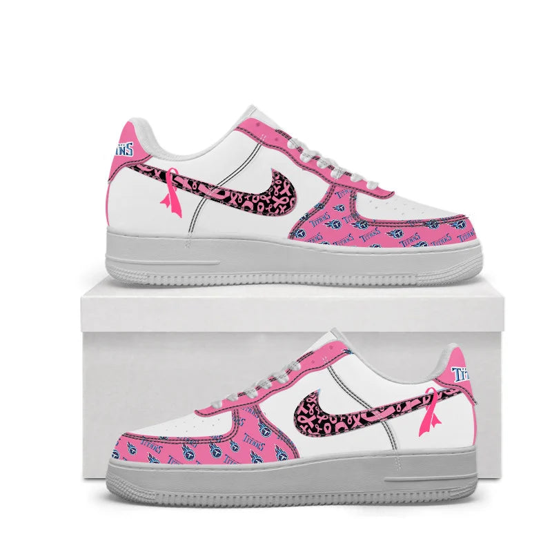 VIRAL EDITION - NEW CUSTOMIZED NFL31 TST TENNESSEE TITANS AF1 SNEAKERS