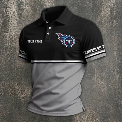 [SPECIAL OFFER] NEW CUSTOMIZED NFL31 TST TENNESSEE TITANS POLO SHIRT