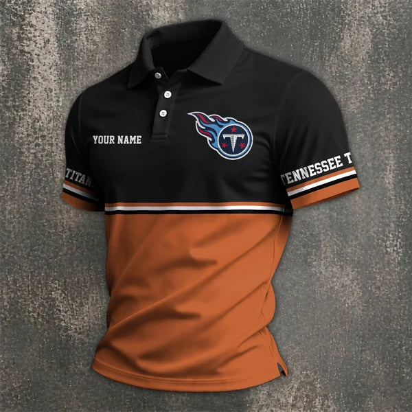 [SPECIAL OFFER] NEW CUSTOMIZED NFL31 TST TENNESSEE TITANS POLO SHIRT