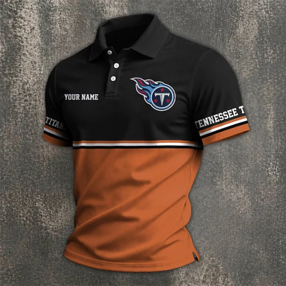 [SPECIAL OFFER] NEW CUSTOMIZED NFL31 TST TENNESSEE TITANS POLO SHIRT
