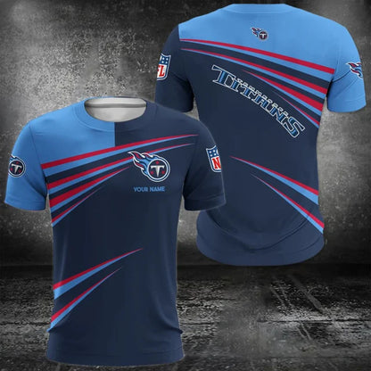 VIRAL EDITION - NEW CUSTOMIZED NFL31 TST TENNESSEE TITANS POLO, T-SHIRT & SHORT PANTS SET