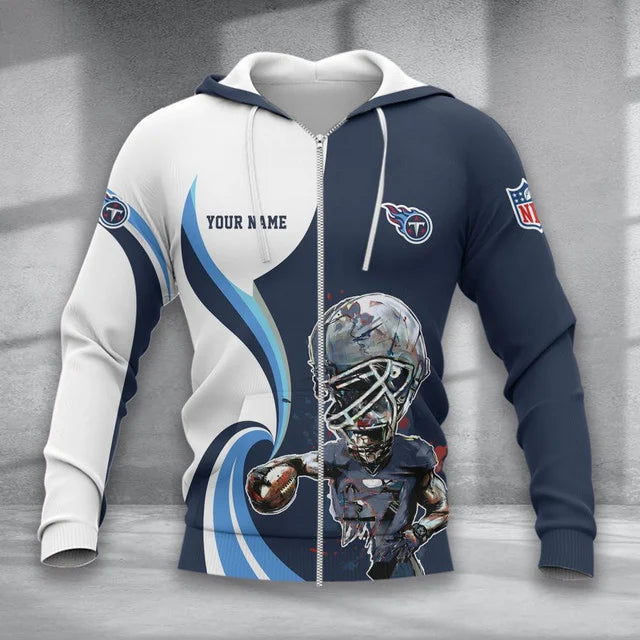 LIMITED EDITION - NEW CUSTOMIZED NFL31 TST TENNESSEE TITANS T-SHIRT, POLO SHIRT, ZIP POLO SHIRT, SWEATSHIRT, HOODIE & ZIP HOODIE