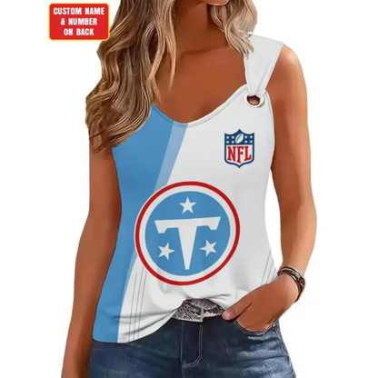 [SPECIAL OFFER] NEW CUSTOMIZED NFL31 TST TENNESSEE TITANS O-RING SHOULDER TANK TOP