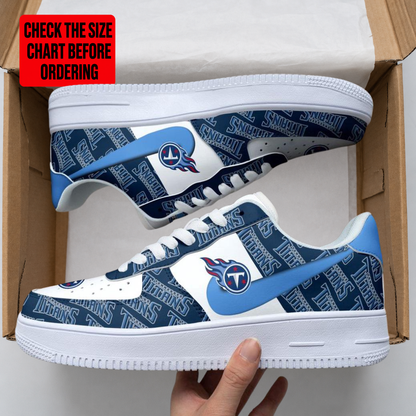 [SPECIAL OFFER] NEW CUSTOMIZED NFL31 TST TENNESSEE TITANS AF1 SHOES