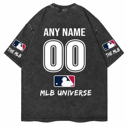 [FLASH SALE] NEW CUSTOMIZED MLB31 MAJOR LEAGUE BASEBALL MULTICOLOR WASHED TEE