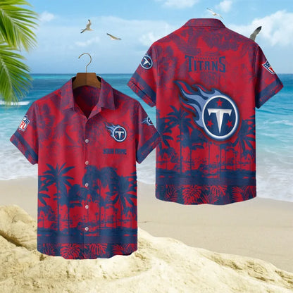 LIMITED EDITION - NEW CUSTOMIZED NFL31 TST TENNESSEE TITANS UNISEX HAWAIIAN SHIRT