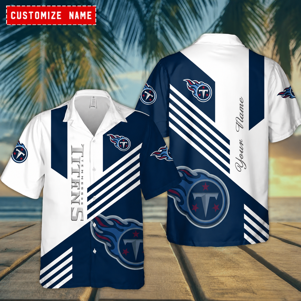 [SPECIAL OFFER] NEW CUSTOMIZED NFL31 TST TENNESSEE TITANS UNISEX HAWAIIAN SHIRT