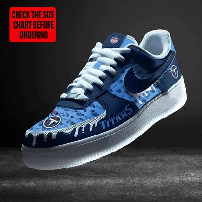 [SPECIAL OFFER] NEW CUSTOMIZED NFL31 TST TENNESSEE TITANS AF1 SHOES