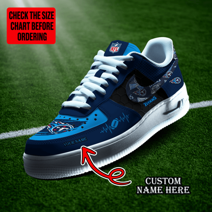 [SPECIAL OFFER] NEW CUSTOMIZED NFL31 TST TENNESSEE TITANS AF1 SHOES