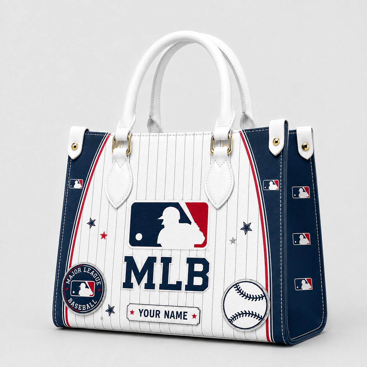 [FLASH SALE] NEW CUSTOMIZED MLB31 MAJOR LEAGUE BASEBALL LEATHER HANDBAG