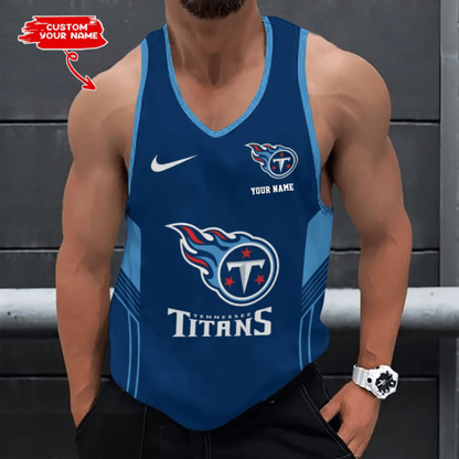[SPECIAL OFFER] NEW CUSTOMIZED NFL31 TST TENNESSEE TITANS UNISEX TANK TOP