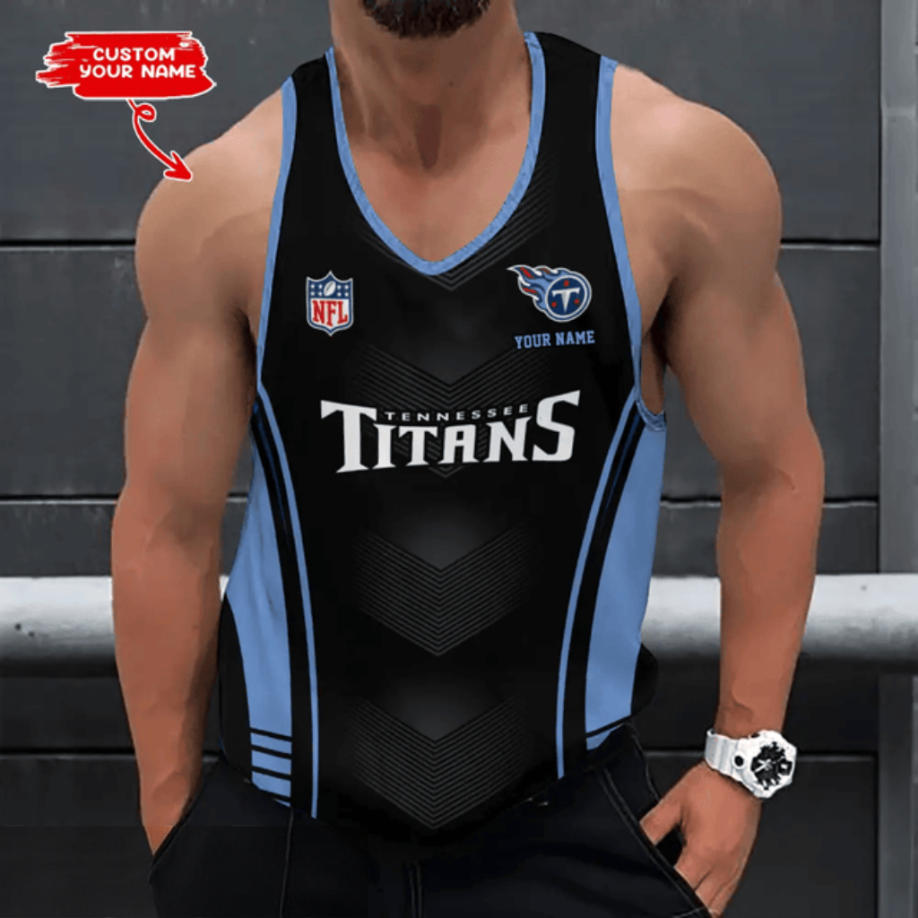 [SPECIAL OFFER] NEW CUSTOMIZED NFL31 TST TENNESSEE TITANS UNISEX TANK TOP