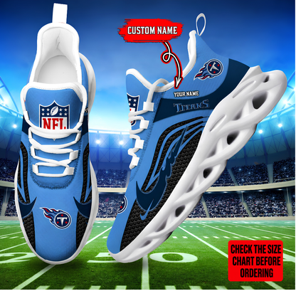 [SPECIAL OFFER] NEW CUSTOMIZED NFL31 TST TENNESSEE TITANS UNISEX CLUNKY SNEAKERS