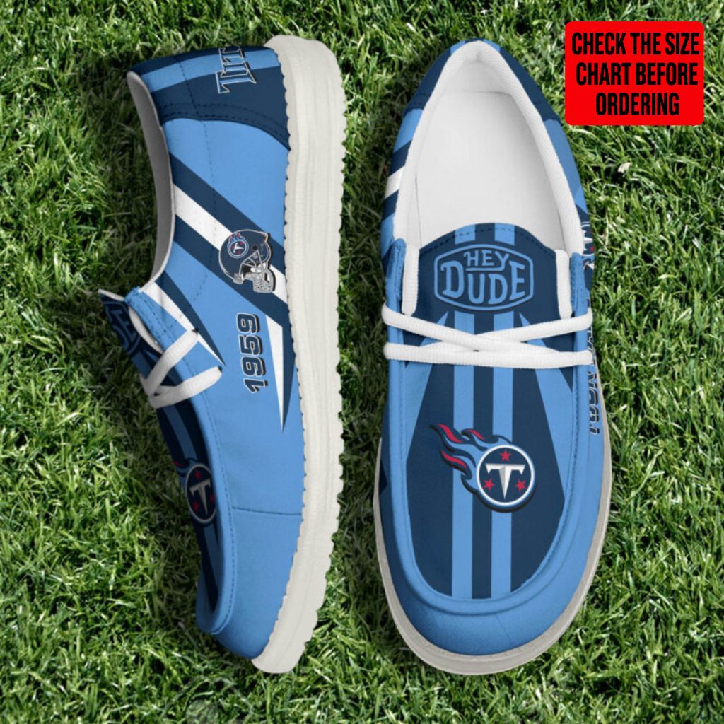 [SPECIAL OFFER] NEW CUSTOMIZED NFL31 TST TENNESSEE TITANS LOAFER SHOES