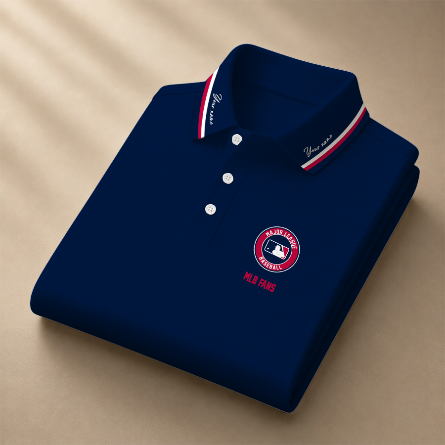 LIMITED EDITION - NEW CUSTOMIZED MLB31 MAJOR LEAGUE BASEBALL POLO SHIRT