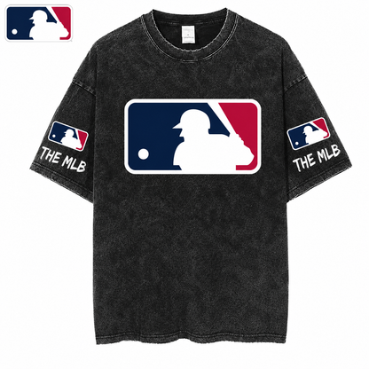 [FLASH SALE] NEW CUSTOMIZED MLB31 MAJOR LEAGUE BASEBALL MULTICOLOR WASHED TEE
