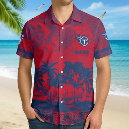 LIMITED EDITION - NEW CUSTOMIZED NFL31 TST TENNESSEE TITANS UNISEX HAWAIIAN SHIRT
