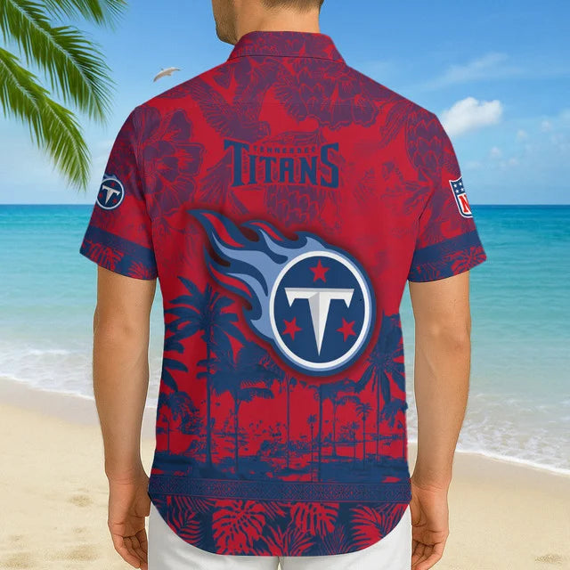 LIMITED EDITION - NEW CUSTOMIZED NFL31 TST TENNESSEE TITANS UNISEX HAWAIIAN SHIRT