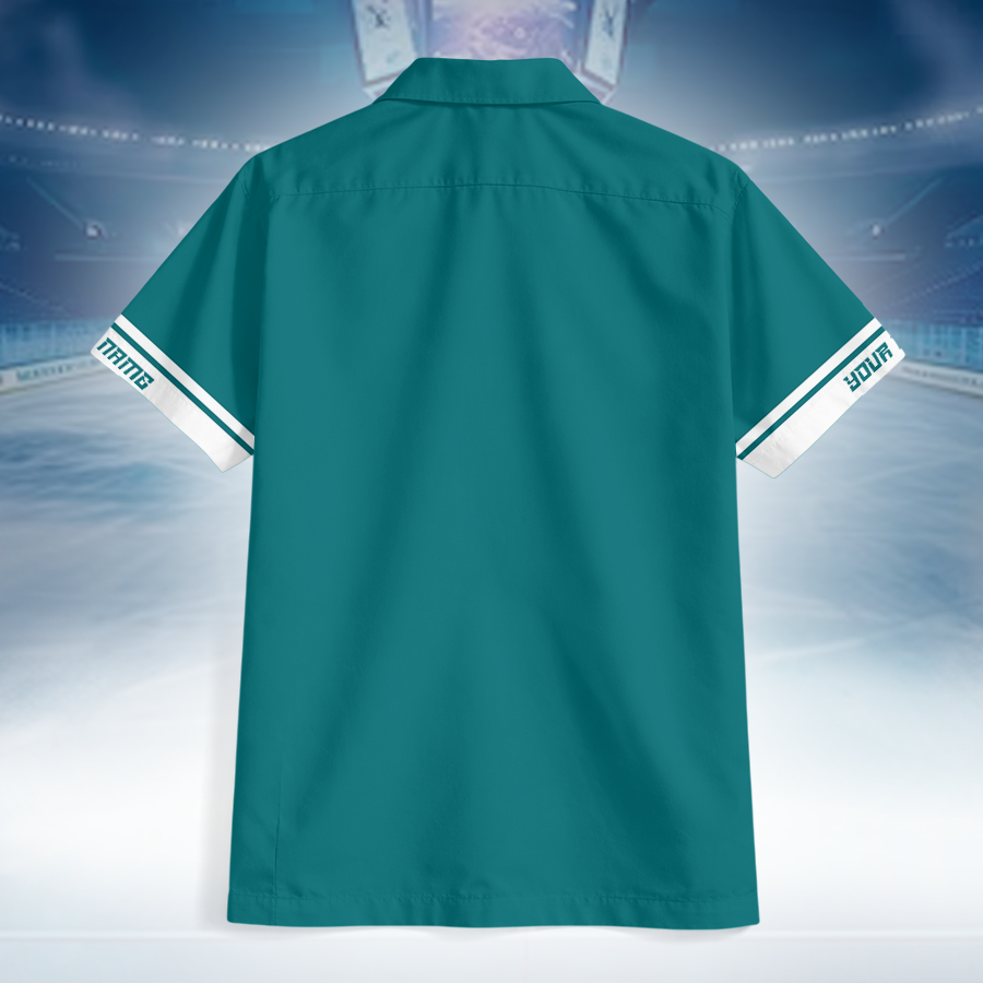 LIMITED EDITION - NEW CUSTOMIZED NHL32 SJS SAN JOSE SHARKS UNISEX HAWAIIAN SHIRT