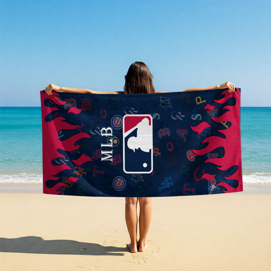 LIMITED EDITION - NEW CUSTOMIZED MLB32 BBA MLB ALL TEAMS BEACH TOWEL FOR FAN