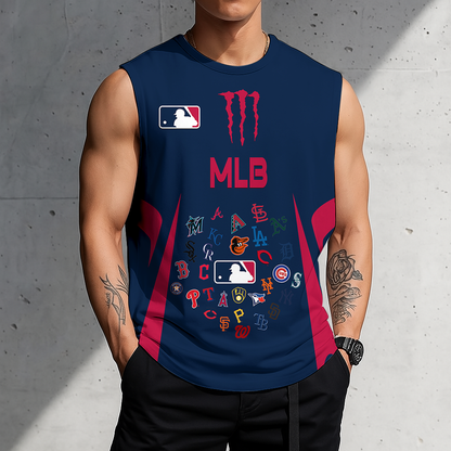 LIMITED EDITION - NEW CUSTOMIZED MLB32 MLB ALL TEAMS MEN'S GYM SHIRT
