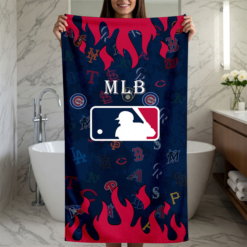 LIMITED EDITION - NEW CUSTOMIZED MLB32 BBA MLB ALL TEAMS BEACH TOWEL FOR FAN