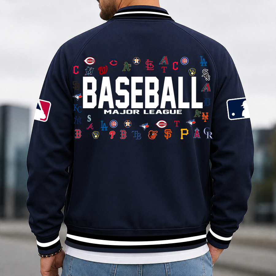[FLASH SALE] NEW CUSTOMIZED MLB32 ALL TEAMS MULTICOLOR MEN'S CASUAL JACKET