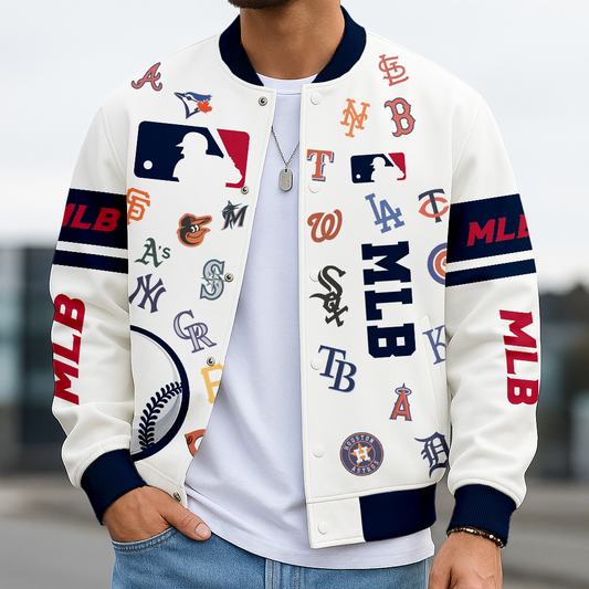 LIMITED EDITION - NEW CUSTOMIZED MLB32 MLB ALL TEAMS BASEBALL JACKET, SATIN VARSITY JACKET