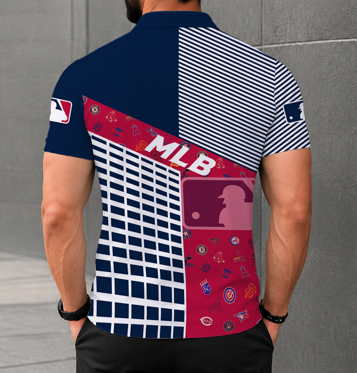 LIMITED EDITION - NEW CUSTOMIZED MLB32 ALL TEAMS POLO SHIRT