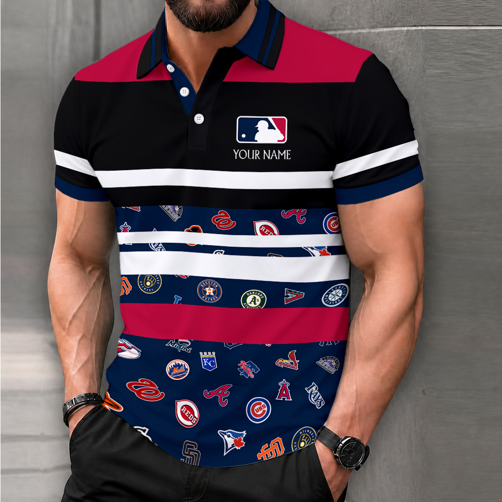 LIMITED EDITION - NEW CUSTOMIZED MLB32 MLB ALL TEAMS POLO SHIRT, ZIP POLO SHIRT & T-SHIRTS