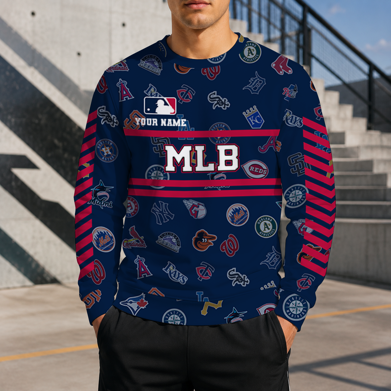 VIRAL EDITION - NEW CUSTOMIZED MLB32 ALL TEAMS UNISEX SWEATSHIRT
