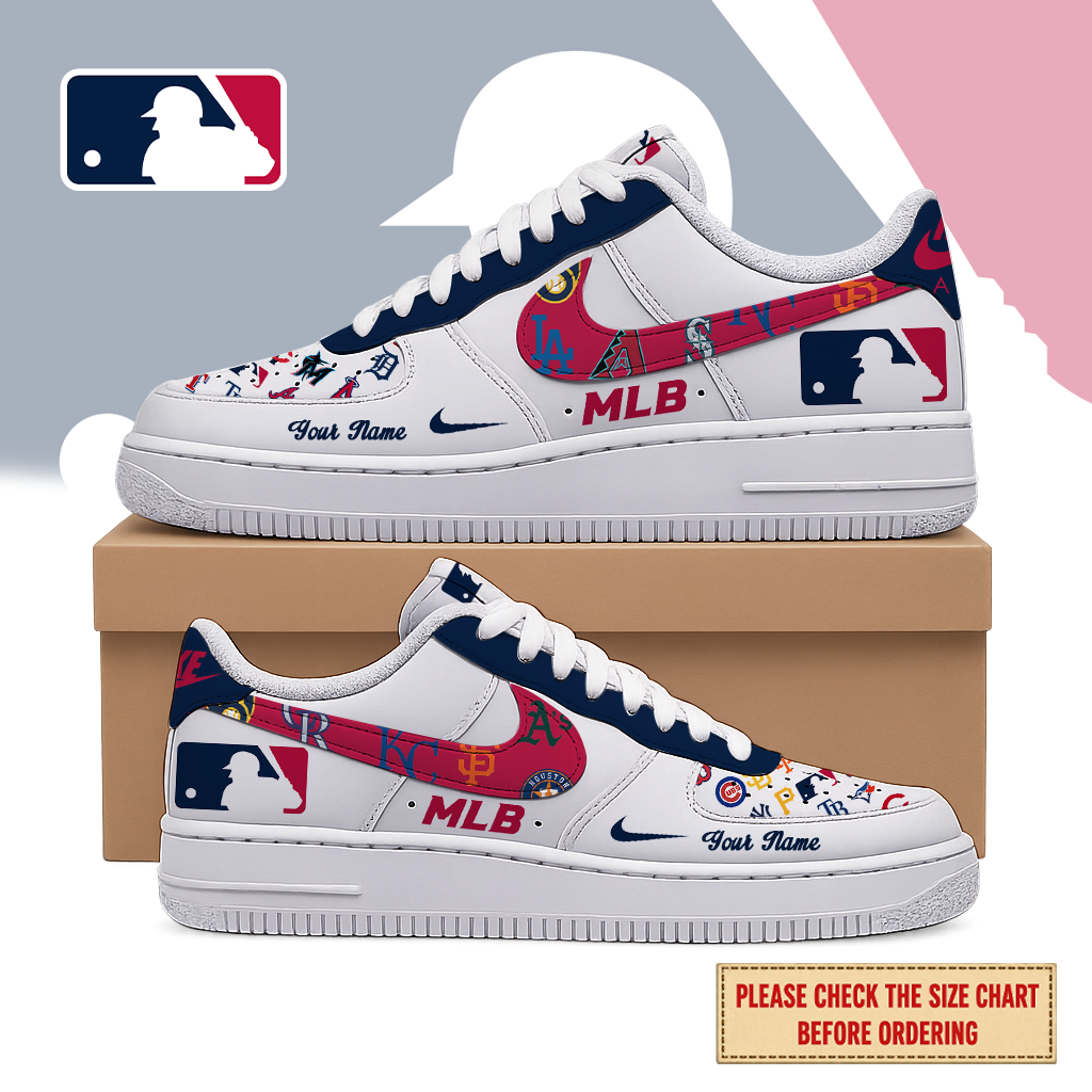 LIMITED EDITION - NEW CUSTOMIZED MLB32 MLB ALL TEAMS AF1 SHOES