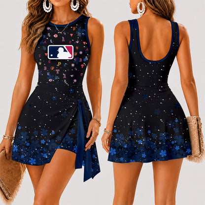 [FLASH SALE] NEW CUSTOMIZED MLB32 ALL TEAMS WOMEN'S SUMMER SKORT DRESS