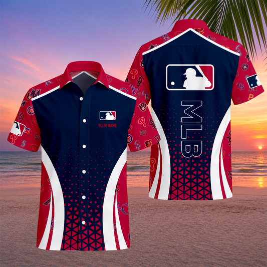 LIMITED EDITION - NEW CUSTOMIZED MLB32 MLB ALL TEAMS UNISEX HAWAIIAN SHIRT